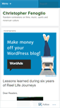 Mobile Screenshot of christopherfenoglio.wordpress.com
