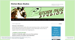 Desktop Screenshot of kitchenmusicstudios.wordpress.com