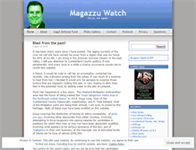 Tablet Screenshot of magazzuwatch.wordpress.com