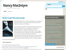 Tablet Screenshot of nancymacintyre.wordpress.com