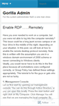 Mobile Screenshot of gorillaadmin.wordpress.com