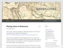 Tablet Screenshot of hiddencities.wordpress.com
