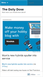 Mobile Screenshot of dailydosesf.wordpress.com