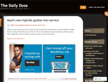 Tablet Screenshot of dailydosesf.wordpress.com