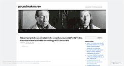 Desktop Screenshot of poundmakercree.wordpress.com