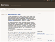 Tablet Screenshot of dashabala.wordpress.com