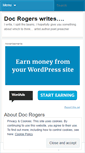 Mobile Screenshot of docrogerswrites.wordpress.com