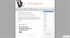 Desktop Screenshot of beardoff08.wordpress.com