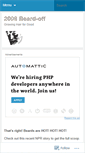 Mobile Screenshot of beardoff08.wordpress.com