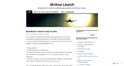 Desktop Screenshot of 48hrlaunch.wordpress.com