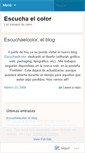 Mobile Screenshot of escuchaelcolor.wordpress.com