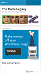 Mobile Screenshot of corralegacy.wordpress.com