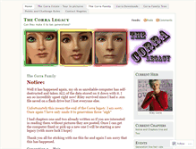 Tablet Screenshot of corralegacy.wordpress.com