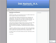 Tablet Screenshot of debmashock.wordpress.com