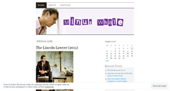 Desktop Screenshot of minuswhale.wordpress.com