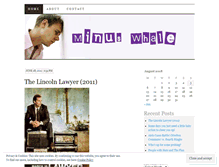 Tablet Screenshot of minuswhale.wordpress.com