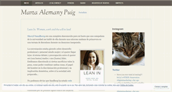 Desktop Screenshot of martaalemany.wordpress.com