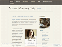 Tablet Screenshot of martaalemany.wordpress.com