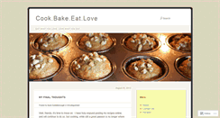 Desktop Screenshot of cookbakeeatlove.wordpress.com