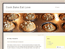 Tablet Screenshot of cookbakeeatlove.wordpress.com