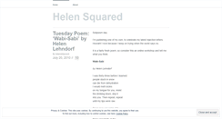 Desktop Screenshot of helensquared.wordpress.com