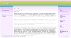 Desktop Screenshot of fitnesspro.wordpress.com