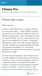 Mobile Screenshot of fitnesspro.wordpress.com