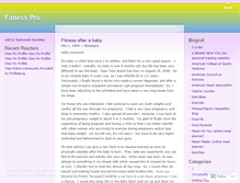 Tablet Screenshot of fitnesspro.wordpress.com