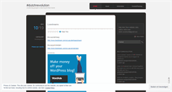 Desktop Screenshot of dutchrevolution.wordpress.com