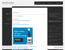 Tablet Screenshot of dutchrevolution.wordpress.com