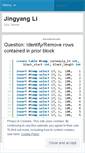 Mobile Screenshot of jingyangli.wordpress.com