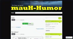 Desktop Screenshot of mauhhumor.wordpress.com