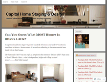 Tablet Screenshot of capitalhome.wordpress.com