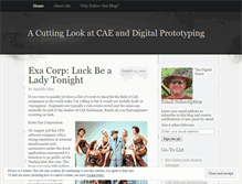 Tablet Screenshot of digitalrazor.wordpress.com