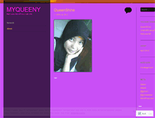 Tablet Screenshot of myqueeny.wordpress.com