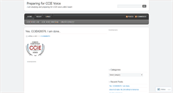 Desktop Screenshot of ccie4voice.wordpress.com