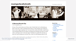 Desktop Screenshot of musingsofacatholicwife.wordpress.com