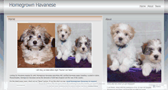 Desktop Screenshot of homegrownhavanese.wordpress.com