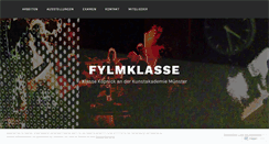 Desktop Screenshot of fylmklasse.wordpress.com