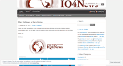 Desktop Screenshot of iq4news.wordpress.com