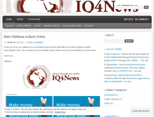 Tablet Screenshot of iq4news.wordpress.com