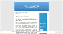 Desktop Screenshot of pastorstansblog.wordpress.com