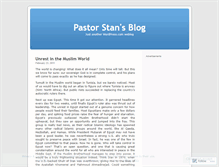 Tablet Screenshot of pastorstansblog.wordpress.com