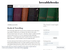 Tablet Screenshot of loveablebooks.wordpress.com