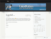 Tablet Screenshot of gladfoten.wordpress.com