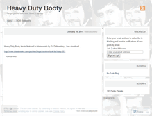 Tablet Screenshot of heavydutybooty.wordpress.com