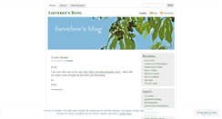 Desktop Screenshot of lievebee.wordpress.com