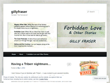 Tablet Screenshot of gillyfraser.wordpress.com