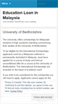 Mobile Screenshot of educationloan.wordpress.com