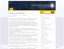 Tablet Screenshot of educationloan.wordpress.com